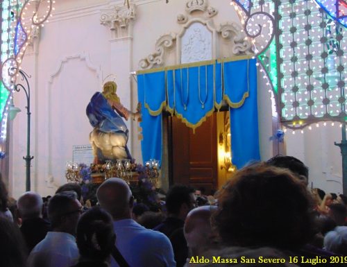 Festa Madonna del Carmine San Severo rientro processione