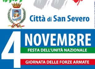 San Severo: 4 novembre 2019 Festa dell’Unità Nazionale e Giornata delle Forze Armate