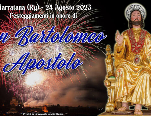 Giarratana (Rg) San Bartolomeo Apostolo 2023. Spettacoli pirotecnici  