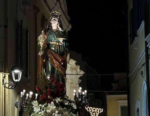 San Severo (Fg) Festa di Santa Lucia Vergine e Martire 2023, video della processione