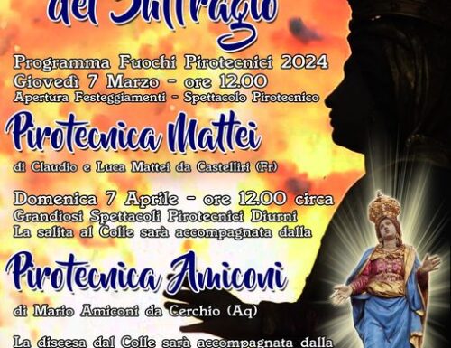 M.nte San Giovanni Campano (Fr), festeggiamenti in onore di Maria Santissima del Suffragio 2024